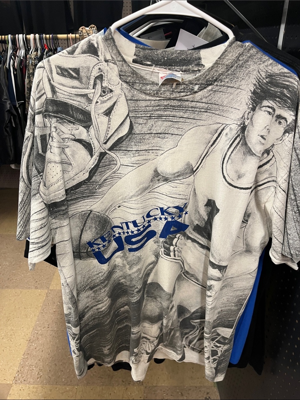 Vintage UK Kentucky Wildcats AOP